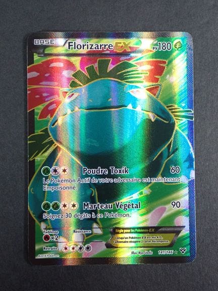 Carte Pokemon 
Contenu: 1 carte rare Florizarre EX
