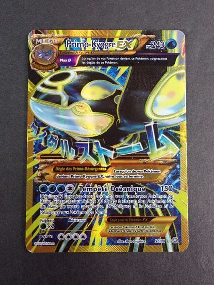 Carte Pokemon 
Contenu: 1 carte rare Primo-Kyogre 