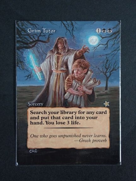 Magic the Gathering 
Contenuto: 1 carta rara "Grim