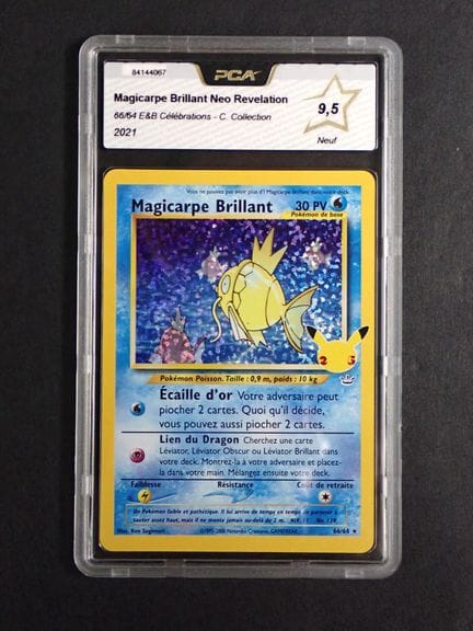 Carte Pokemon 
Contenu: 1 carte rare Magicarpe bri