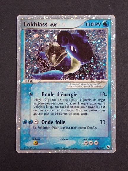 Carta Pokémon 
Contenuto: 1 carta rara Lokhlass ex