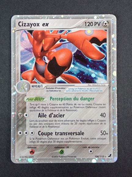 Carta Pokémon 
Contenuto: 1 carta rara Cizayox ex 