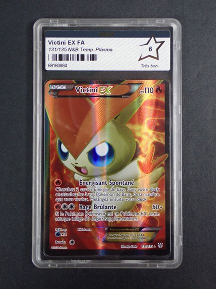Carte Pokemon 
Contenu: 1 carte rare Victini EX
Ed