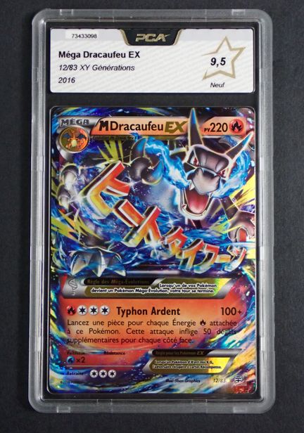 Carte Pokemon 
Contenu: 1 carte rare MDacaufeu EX
