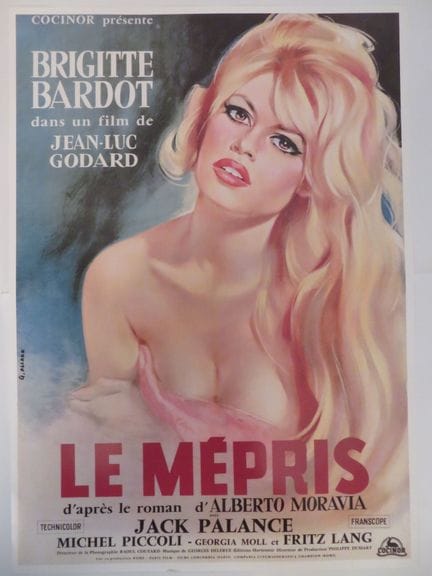 «Il disprezzo»: (1963) di Jean-Luc GODARD con Brig