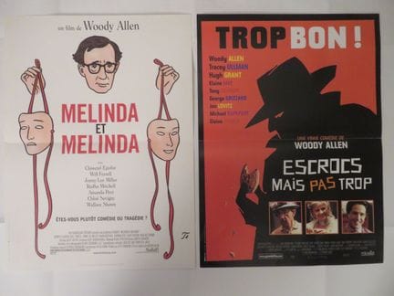 «Woody ALLEN»: 2 Films / 2 Affichettes 0,40x0,60
«