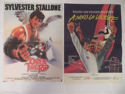 «Sylvester Stallone»: 2 Films / 2 Affichettes 0,40