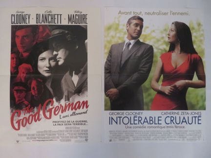 «George Clooney»: 2 Films / 2 Affiches 0,40x0,60
«