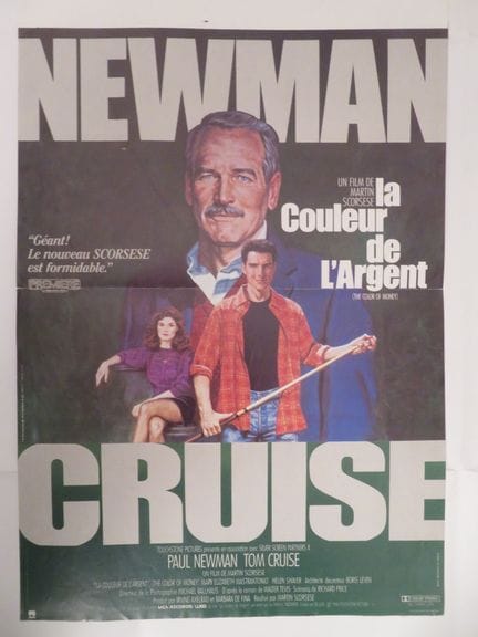 «La couleur de l'argent»: (1986) de Martin SCORSES