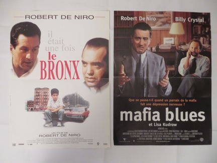 «ROBERT DE NIRO»: 2 film / Locandine 0,40x0,60 
«C