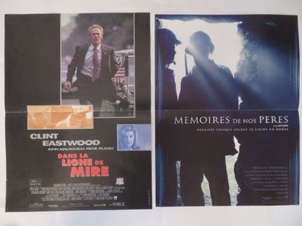 «Clint Eastwood»: 2 Films / 2 Affichettes 0,40x0,6
