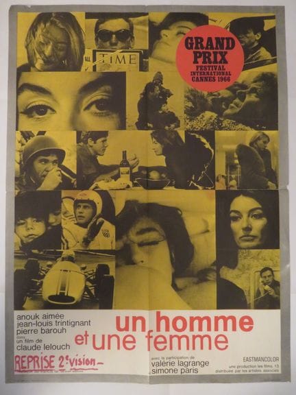 «Un uomo e una donna»: (1966) di Claude LELOUCH co