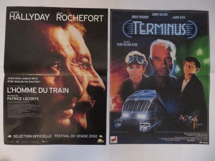 «Johnny Hallyday»: 2 Films / 2 Affichettes 0,40x0,
