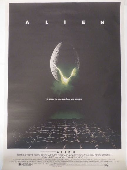«Alien»: (1979) de Ridley SCOTT avec Sigourney Wea