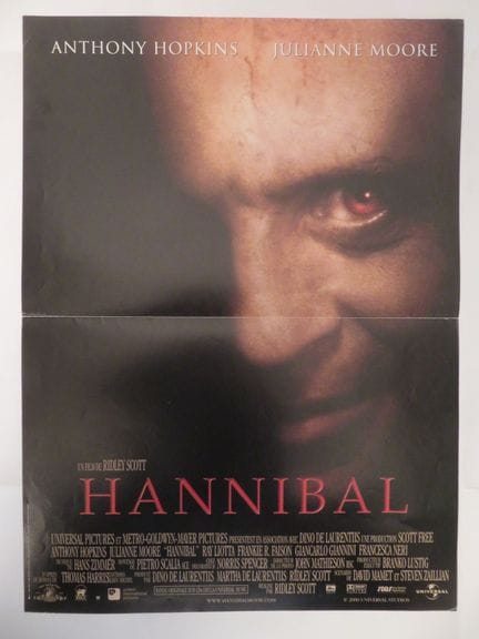 «Hannibal»: (2000) de Ridley SCOTT avec Anthony Ho