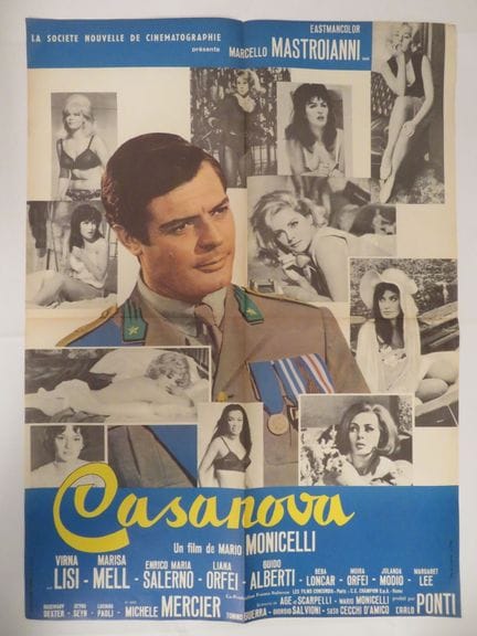 «Casanova»: (1965) di Mario MONICELLI con Marcello