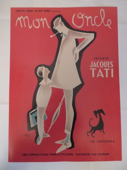 «Mon Oncle»: (1958) de, et avec Jacques TATI - Aff