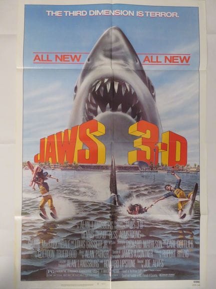 «Jaws 3-D»: (1982) de Joe ALVES avec Dennis Quaid,
