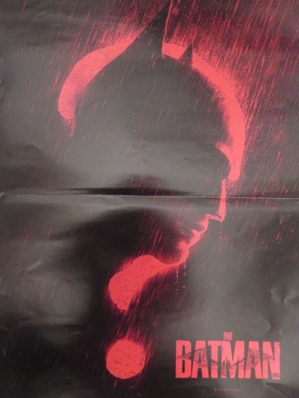 «The Batman »: (2022) de Matt REEVES - Affichette 