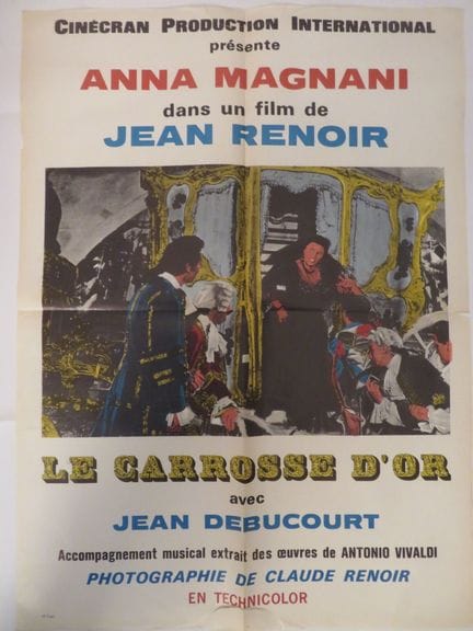 «La carrozza d'oro»: (1952) di Jean RENOIR con Ann