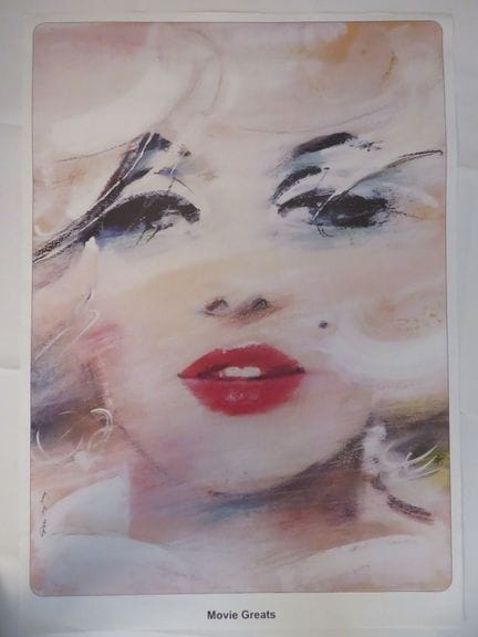 «Movie Greats» - Marilyn Monroe - Illustration / c