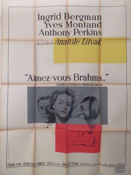 «Aimez-vous Brahms?»: (1961) de Anatole LITVAK ave