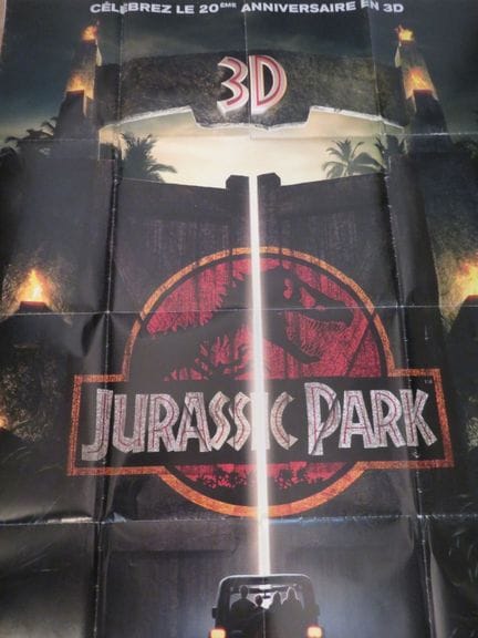 «Jurassic Park 3D»: (1993) de Steven SPIELBERG Aff