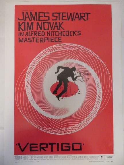 «Vertigo»: (1958) de Alfred HITCHCOCK avec James S