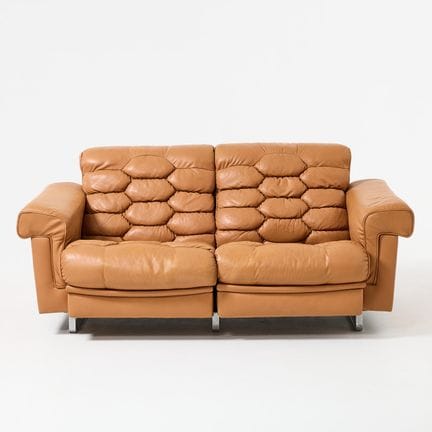ROBERT HAUSSMANN. Sofa, De Sede, Schweiz, 1970er J