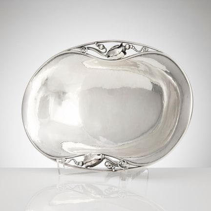 GEORG JENSEN. Schale, Silber, Kopenhagen 1918. Ent