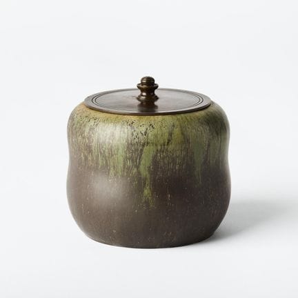 PATRIK NORDSTRÖM. Dose mit Bronzedeckel, Königlich