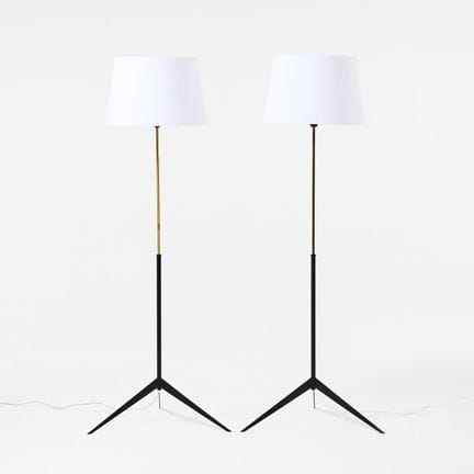 ALF SVENSSON. Lampadaires, une paire, Bergbom, ann