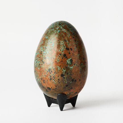 HANS HEDBERG. Skulptur in Form eines Eies, Biot, F