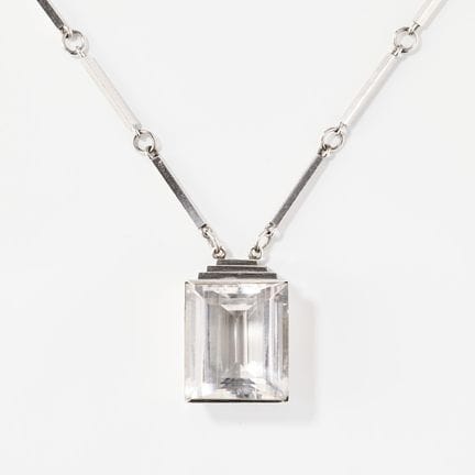 WIWEN NILSSON. Anhänger mit Kette, Sterlingsilber 