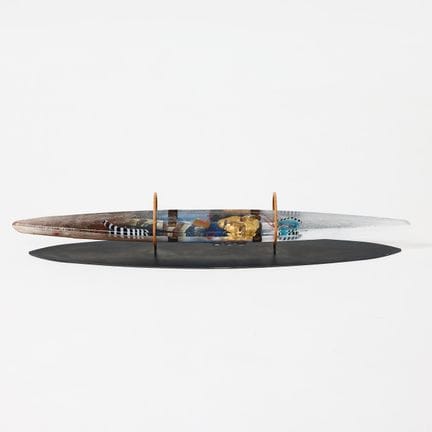 BERTIL VALLIEN. Skulptur, Kosta, in Form eines Boo