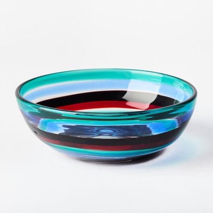 FULVIO BIANCONI. „A Fasce di Colore“, Schale, Veni