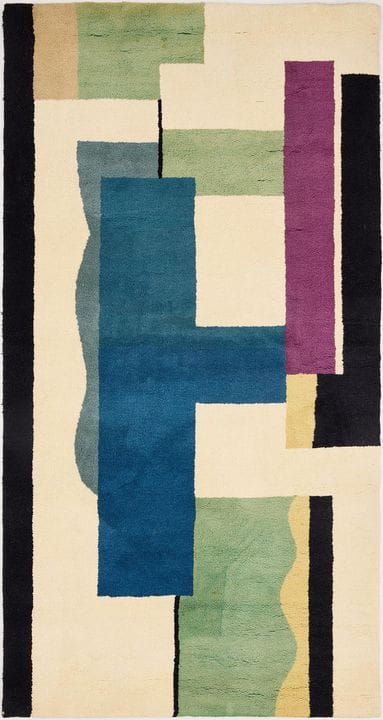 FERNAND LÉGER. Komposition nach „Blanc“, Teppich, 