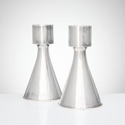 SIGURD PERSSON. Kerzenleuchter, ein Paar, Silber 9
