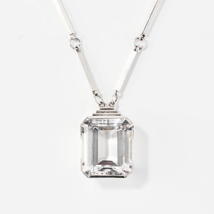 WIWEN NILSSON. Anhänger mit Kette, Sterlingsilber 
