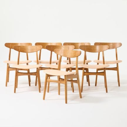 HANS J. WEGNER. „CH30“, Stühle, acht Stück, Carl H