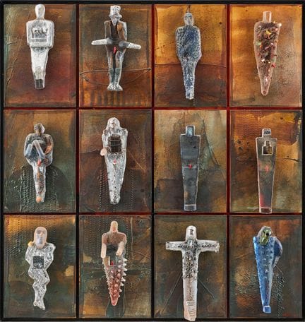 BERTIL VALLIEN. Skulptur, Kosta, bestehend aus 12 