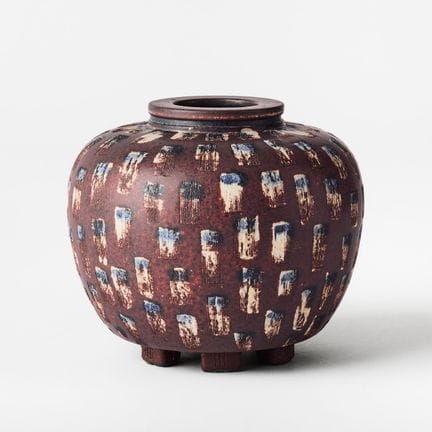 WILHELM KÅGE. Vase auf sechs Füßen, Gustavsberg 19