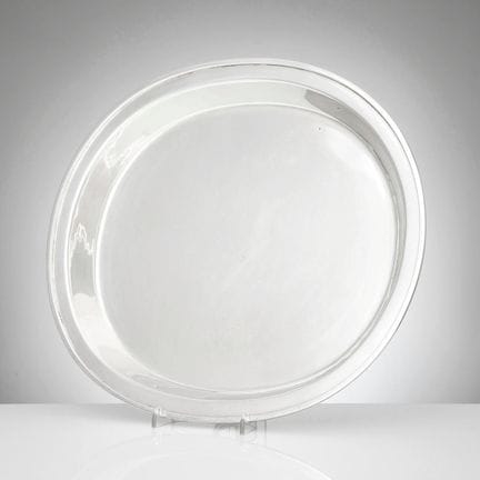 SIGURD PERSSON. Tiefe Schale/Tablett, Silber, Stoc