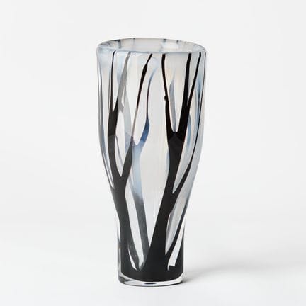 VICKE LINDSTRAND. „Träd i dimma“, Vase, Kosta, 195