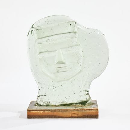 EDVIN ÖHRSTRÖM. „Huvud“, flache Variante, Skulptur