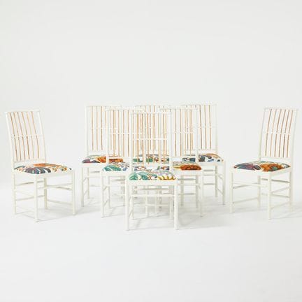 JOSEF FRANK. Stühle, acht Stück, Firma Svenskt Ten