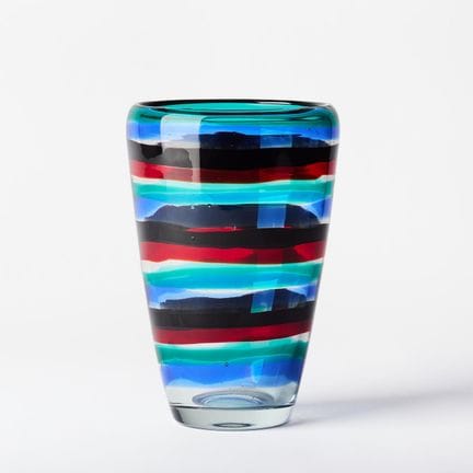 FULVIO BIANCONI. „A Fasce di Colore“, Vase, Venini