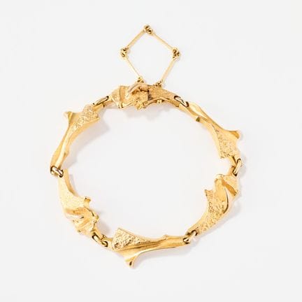 BJÖRN WECKSTRÖM. Bracelet « Bali », or 14 carats, 