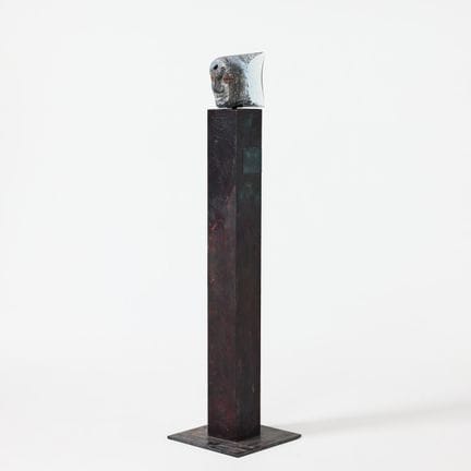 BERTIL VALLIEN. „Janus“, Skulptur auf Sockel, Kost