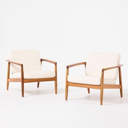 FOLKE OHLSSON. „Carmel“, Sessel, ein Paar, Svenska
